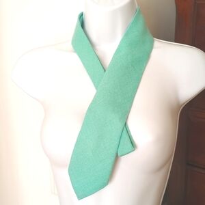 Cutie Tie NWOT handmade linen turquoise tie from Etsy